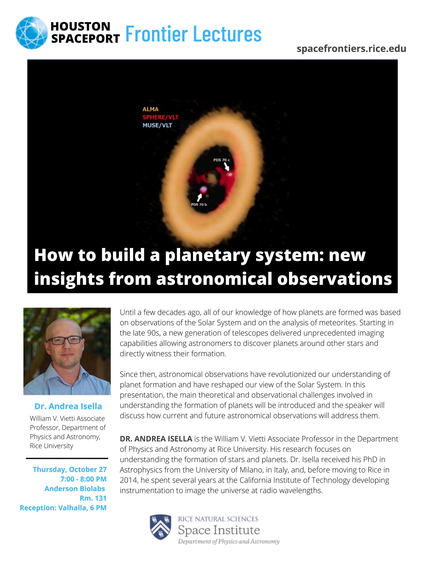 How to build a system new insights from astronomical